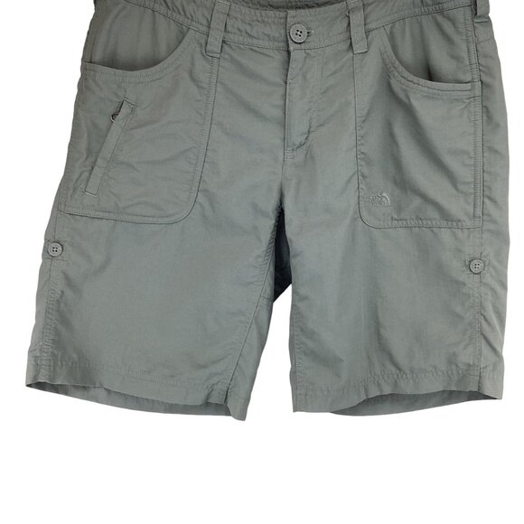 The North Face Bermuda Shorts Size‎ 8 Horizon LL Womens Gray Nylon - Picture 6 of 10